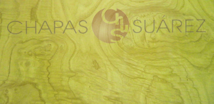 Castaño Clúster chapa natural